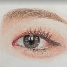 نقاشی چشم کره ای 