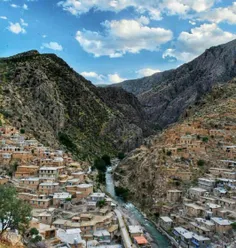 تصویر فوق العاده از روستای پلکانی پالنگان واقع در شهرستان