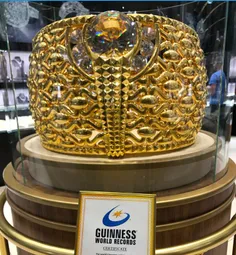 بزرگترین حلقه جهان با ۶۴ کیلو #طلا!
