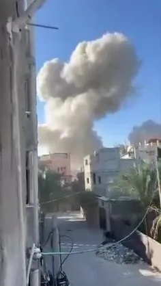 شرق رفح ساعات اخیر زیر بمبارانهای جنگنده های اسرائیلی 