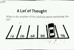 اگه تونستی جواب بدی.این ماشین رو کدوم شماره پارک کرده؟؟؟؟