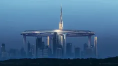 پروژه حلقه 550 متری برج خلیفه، دبی را شبیه به مقر فرمانده