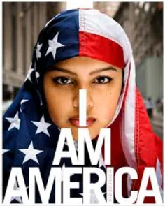 من در  آمریکا نیز #مسلمان هستم.
