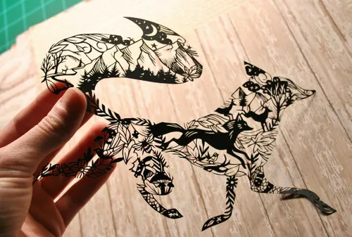 هنر طراحی نقاشی کاردستی مداد روباه