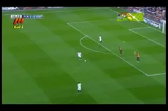 لحظه ای از بازی بارسلونا وسویا