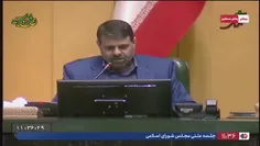 احمد نادری عضو هیئت رئیسه مجلس شورای اسلامی در جلسه روز د