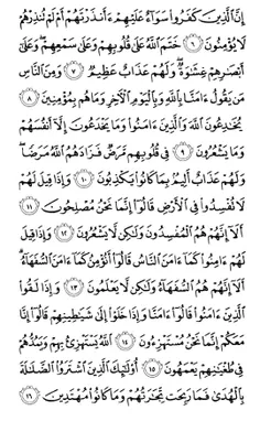 اَللّهُمَّ عَجِّل لِوَلیِّکَ الفَرَج / صفحه سوم قرآن
