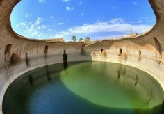 یکی از عجیب ترین و بزرگترین آب انبارهای ایران برکه ی کل (