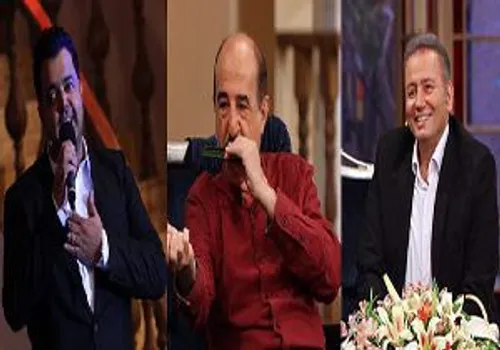 رضا جاودانی(مجری)، منوچهر آذری(بازیگر) و سعید عرب(خواننده