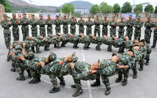 تمرینات ویژه ی نظامی پلیس چین