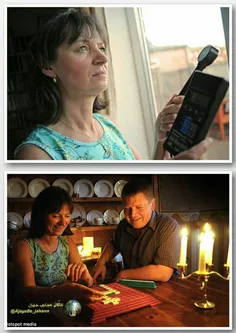 جنیس تانی کلیف 55 ساله  هر شب در زیر نور شمع با همسرش زند
