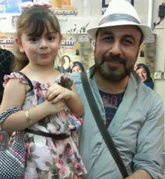 رضا عطاران و دخترش