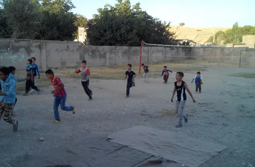 مسابقه فوتبال لرستان روستای فتاح اباد