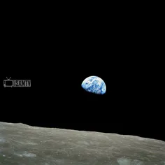 زمین در افق ماه