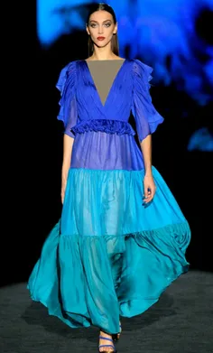 #ژورنال #مدل های لباس #مجلسی به رنگ #آبی 💙