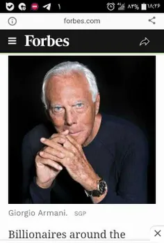 📌Giorgio Armani And 17 Other Italian Billionaires Donate 