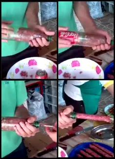 یه روش ساده برای به سیخ کشیدن گوشت واسه کباب