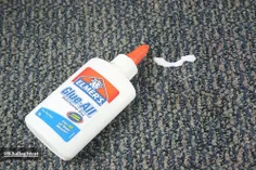 برای پاک کردن#چسب مایع از روی فرش یا موکت پارچه را درون س
