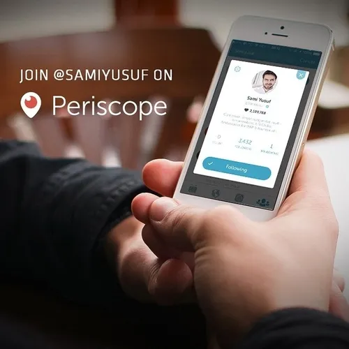 Are you following @samiyusuf on Periscope? Download Peris