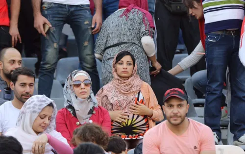 حضور بانوان سوری در ورزشگاهی که برای زنان ایرانی به رویا 