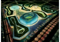 یکی از استادیوم های قطر برای جام جهانی2022