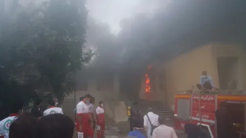 آتش-سوزی بیمارستان17شهریور