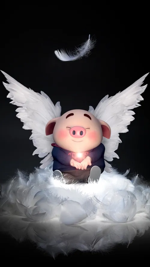 (≧▽≦) Cute pig