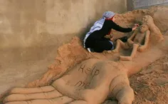 این دختر فلسطینی با #مجسمه‌های شنی حرف می‌زند «رانا الرمل