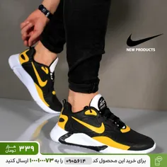 👟کفش مردانه Nike مدل Air 270 (مشکی زرد)