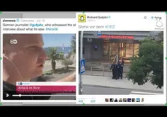 یک خبرنگار اسراییلی به طرز عجیبی در هر دو صحنه حملات ترور