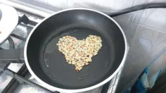 پیاز سرخ شده مدل قلب....