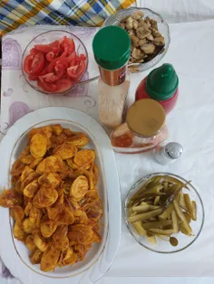 اینم+شام+امشب+،+سوسیس+بندری+،+دستپخت+خودم+🌼🍃😊🍃🌼