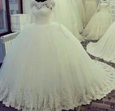 لباس عروس فقط پفی
