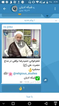 شعرخوانی حمیدرضا برقعی در مدح حضرت علی (ع)