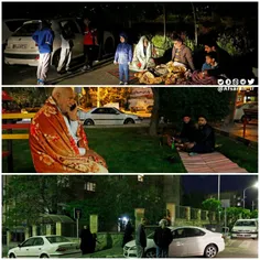 #دعا تهران ساعتی پس از زلزله دعای مصونیت از بلا از امام ص