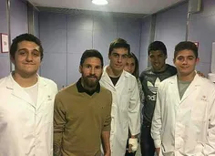 مسی و سوارز رفتن بیمارستانی در بارسلونا