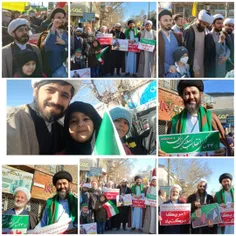 حضور #علمای شهرستان #کلاله در راهپیمایی ۲۲ بهمن ۱۴۰۱