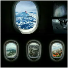 علت دایره بودن پنجره های#هواپیما این است که چهار ضلعی بود
