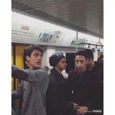Young blokes on the train | 8 Jan 16 | iPhone 6 | #around