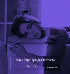 I wish forget U...