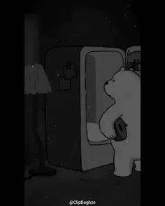 ولی این خرسه 🐻‍❄️🤍🖤