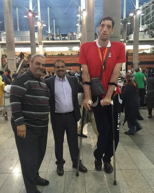 ⭕ ️بازگشت بلندقدترین ورزشکار پارالمپیک به تهران