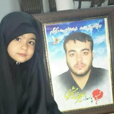 دعوت دختر #شهید مدافع حرم برای شرکت در مراسم پدرش