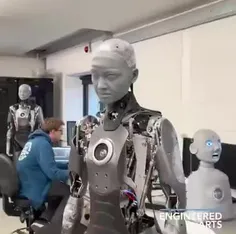 پیشرفته ترین ربات انسان نما Ameca که بر روی پلتفرم هوش مص