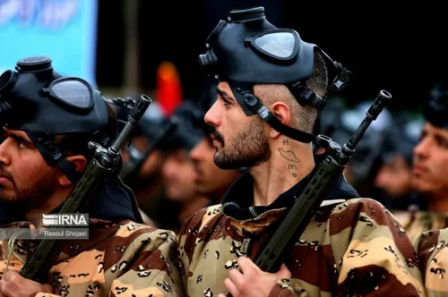 📸عکس خبرگزاری ایرنا، از سرباز وظیفه با تتو نقشه ایران در 