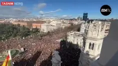 🎥 اعتراضات ضددولتی چندین‌هزارنفری در اسپانیا
