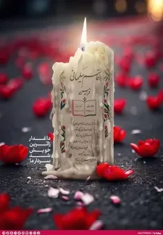 🥀🖤داغدار زائران خویش شد سردار     ما حاج قاسم سلیمانی روح