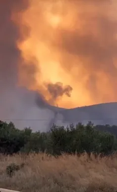 آتش سوزی در جنگل‌های یونان به انبار مهمات ارتش رسید و آن 