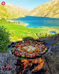 📍 دریاچه گَهَر، نگینِ خوش‌رنگِ اُشترانکوه