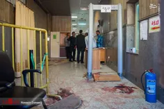گیت ورودی مجلس شورای اسلامی؛ محل آغاز حمله تروریستی و محل